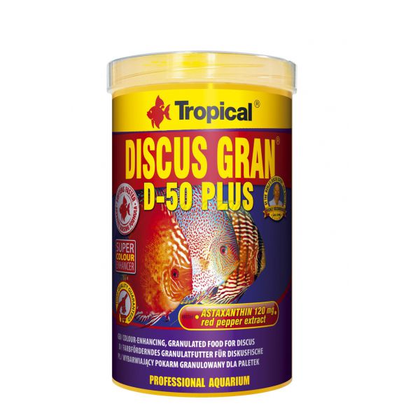 TROPICAL Discus Gran D-50 Plus 100ml / 44 g