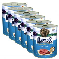Happy Dog Wild Pur Sweden/zvěřina, 6 x 800 g