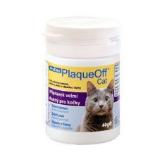 PlaqueOff Cat - odstranění a prevence zubního kamene, 40 g
