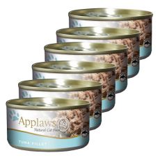 Applaws Cat - konzerva pro kočky s tuňákem, 6 x 70 g