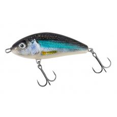 Salmo Wobbler Fatso Sinking 8 Spotted Holo Smelt 8 cm