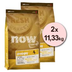Petcurean NOW FRESH Grain Free PUPPY - 2 x 11,33 kg 