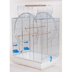 Klec pro papouška EMMA CABRIO chrom - 54 x 39 x 73 cm