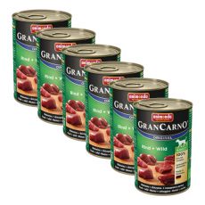 Animonda GranCarno Original Adult hovězí maso a zvěřina - 6 x 400 g