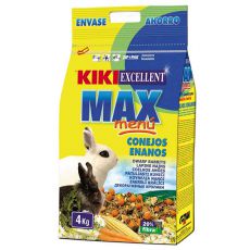 KIKI EXCELLENT MAX MENU - krmivo pro trpasličí králíky, 5 kg