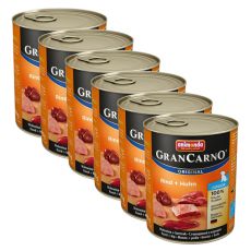 Animonda GranCarno Fleisch Junior hovězí + kuře - 6 x 800 g