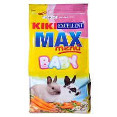 KIKI EXCELLENT MAX MENU BABY – krmivo pro mladé králíky, 1 kg