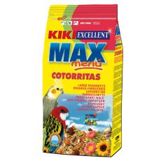 KIKI MAX MENU Cotorritas – krmivo pro korely a agapornise 1 kg