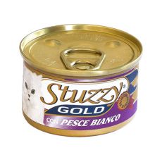 Konzerva STUZZY Gold – bílá ryba, 85 g