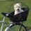 Košík na jízdní kolo pro psa s mřížkou 35 × 49 × 55 cm