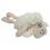 Plyšová pískací bílá ovce, 35 cm