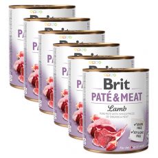 Konzerva Brit Paté & Meat Lamb 6 x 800 g