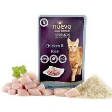 Kapsička NUEVO CAT Sterilised Chicken & Rice 85 g