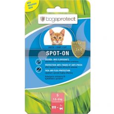 Antiparazitní kapky pro kočky bogaprotect SPOT-ON S, 3 x 0,7 ml
