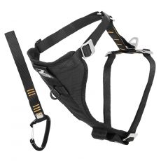 Bezpečnostní postroj Kurgo Tru-Fit Smart Harness, černý XL