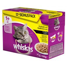 Whiskas kapsička drůbeží výběr ve šťávě 12 x 100 g