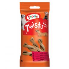 Frolic pochoutka Twistos s hovězím masem 105 g 