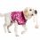 Pooperační oblečení pro psa XXXS kamufláž růžová