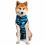 Pooperační oblečení pro psa XL kamufláž modrá