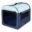 Transportní box pro psy - modrobéžový, 50 x 50 x 60 cm