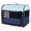Transportní box pro psy - modrobéžový, 50 x 50 x 60 cm