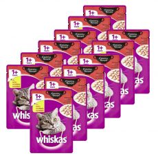 Whiskas Creamy Soups hovězí kapsička 12 x 85 g