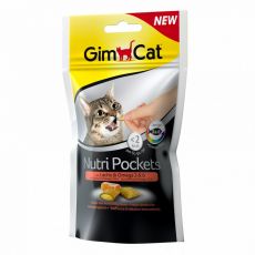 GimCat Nutri Pockets Losos & Omega-3 & 6 – 60 g