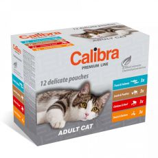 Calibra Cat kapsičky Premium Adult multipack 12 x 100 g