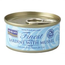 Fish4cats Finest Sardine & Mussel 70 g