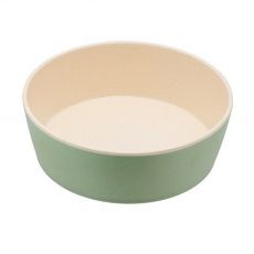 BecoBowl Bambusová miska pro psa – zelená L 18,5 cm / 1,65 l