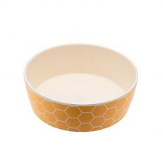 BecoBowl Bambusová miska pro psa – žlutá S 15 cm / 0,8 l
