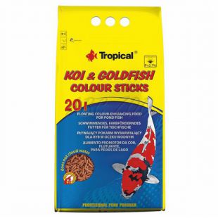 TROPICAL Koi goldfish colour sticks 20 l