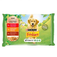 Friskies Vitafit Adult Multipack ve šťávě 4 x 100 g
