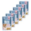 Brit Premium Chicken Fillets Kitten 6 x 85 g
