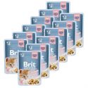 Brit Premium Chicken Fillets Kitten 12 x 85 g