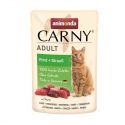 Animonda CARNY Cat Adult hovězí + pštros 85 g