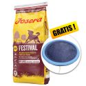 JOSERA Festival Adult 15 kg + Splash Play Mat GRATIS